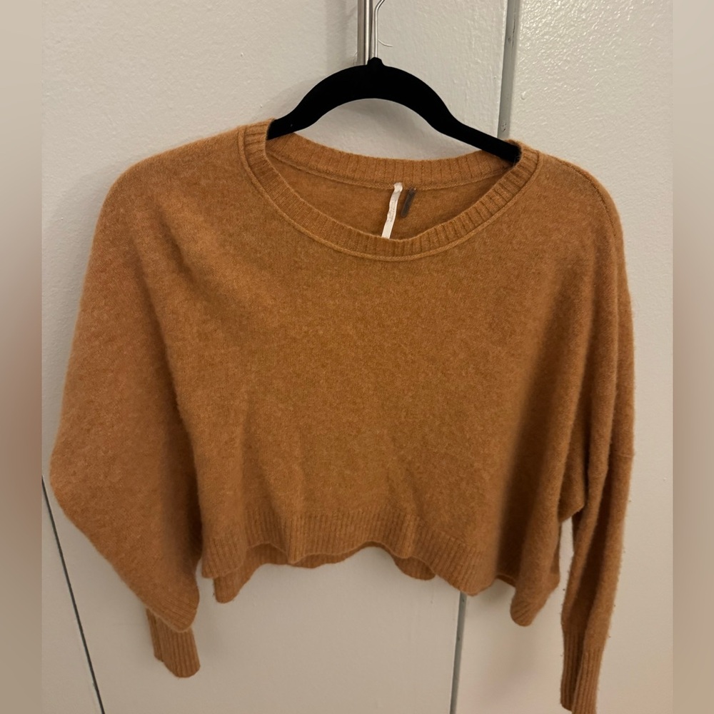 Free people brown fall sweater